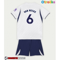 Otroške Nogometnih dresov Tottenham Hotspur Jan Paul van Hecke #6 Domači 2026-27 Kratki rokavi (+ hlače)